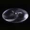 Dia 9.5inch classical design round Glass plate for weeding furit