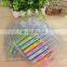 Knitting Tool Plastic Handle Sweater Needle Colorful Soft-skinned Aluminum Crochet Hooks Needle With 8pcs Each Set