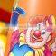 Cheap Inflatable Clown Moonwalk Bounce House For Sale