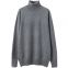 Winter Autumn New Men′s Half Turtleck 100% Cashmere High-Neck Grey Cashmere Sweater