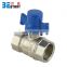 customized  good quality  brass mechanical  lockable ball valve with best price