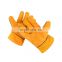 Wholesale high quality winter warmth lining cow split leather welding gloves