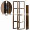 Brown color Display Rack Framed room divider