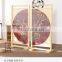 2 Panel wood room divider screen