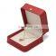 High-End Hot Style Red Velvet Inside Pu Leather Jewelry Box Luxury Necklace Box