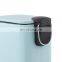 trending products 2021 new arrivals hotel foot pedal soft close square shape dust bin