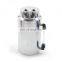 AUSO Universal Aluminum Auto Parts Reservoir Round Cylindrical Style Fuel Tank Oil Catch Can Pot