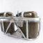 Aluminum alloy spare tires  tank rack for jeep wrangler JK auto bumper guard  protect