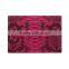 Pink Color Python Snake Skin Leather Credit Card Holder Purse Wallet