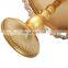 China Modern Mini Metal Round Glass Silver Plated Wedding Cup Cakes Stand Gold