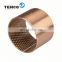 TEHCO Wrapped Bronze Bushing Made of CuSn8P with Diamond Oil Sockets of Good Anti-fatigue for Forest and Agriculture Machinery.