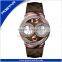 2016 New Product Simple Style Japan Movement Genuine Leather Watch for Lady