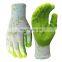 Flower Pattern liner Nitrile Coated Oil Resistant Safety Hand Protection Garden Gloves