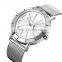 SKMEI 9204 hand watch factory price luxury men stainlesssteel mesh watch