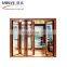 2018 Hot sale modern wood door design used exterior door aluminum bi folding doors