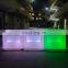 events party nightclub Mini modern reception bar LED counter glow furniture rechargeable illuminated bar counter