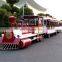 Kids and adult trackless train funny park amusement rides rail and trackless train for sale