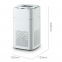 Table air purifier household small table negative ion formaldehyde removal PM2.5 ultraviolet