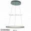 led mounted hanging pendant light adjustable led chandelier for hotel