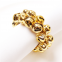 Fancy Gold Silver Beaded Napkin Ring Holder On Wholesale