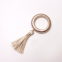 Elegant Home Textile Macrame Napkin Ring With Tassel for Wedding Christmas Holiday Party Dinning Table Decoration