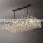 Burnished brass Marignan Tiered lighting round chandelier k9 Crystal pendant lights for Hotel Lobby luxury Indoor Lighting