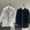 European Station's new autumn and winter fur one-piece Chinese-style button-down mink coat for women