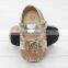 2016 Latest new princess girls shoes golden sequin baby tollder shoes