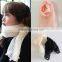 Wholesale Autumn Winter Latest Fashion Cute Lovely Pearl Beads Gauze Lace Girl Scarf