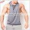 2016 OEM factory hot sell men 100% polyester sleeveless hoodies blank plain front drawstring men sports hoodies                        
                                                Quality Choice
