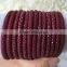 Genuine Polished Stingray Skin Cord Fresh Red Color Skin Leather Rope for Bracelet