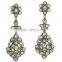 14k Natural Rose Cut Diamond Earrings Jewelry, Fashionable Diamond Gold Silver Earrings, Designer Earrings Jewelry