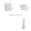 custom ribbed closure oral sprayer head medicine use oral sprayer pump plastic 18/410 oral sprayer in yuyao zhejiang