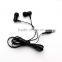 2015 High quality unique super bass stereo earphones flat wire earbuds