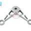 two-arm right angle 2004c 304 316 glass wall stainless steel spider factory