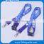Printed safety breakaway lanyard with custom logo