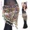 belly dance gold coins belt ,BellyQueen