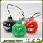 bomb shape smile promotion mini speaker with chain