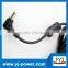 right angle 22awg 20awg18awg 5.5 2.1 mm dc cable male to male