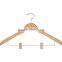 Professional Standard Wood Clothes Hanger With Locking Bar