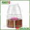 2015 New Design Glass Candle Holder Decorative Candle Jar With Wood Stand