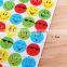 School Supply Smile Stickers Cutomized Cartoon Sticker Toys for Kids 10pcs/set