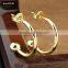 New Products In 2016 Stainless Steel Cuff Double C Earrings