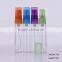 7ml Clear Refillable Perfume Atomizer Glass Bottle With Plastic Sprayer Pump