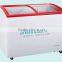 Top open door chest freezer