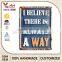 Promotions Luxury Quality Home Decoration No Smoking Enamel Metal Sign                        
                                                Quality Choice