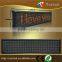 P7.62-16x80Y double line/row programmable yellow led lamps sign with Bluetooth/remote wireless communication control