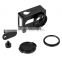 Aluminum Protective Shell Frame Case W/Mount lens cover Case + UV Filter for XIAOMI Yi Camera Black