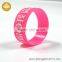 Custom made fitness sports silicone rubber magnetic sports bracelets/esd wrist strap