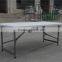 4ft new style of adjustable plastic folding table for outdoor use